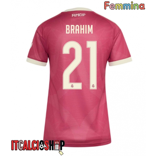 Real Madrid Brahim Diaz #21 Terza Maglia Femmina 2026-27 Manica Corta